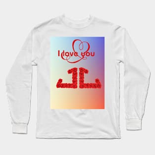 love you trendy t-shirt Long Sleeve T-Shirt